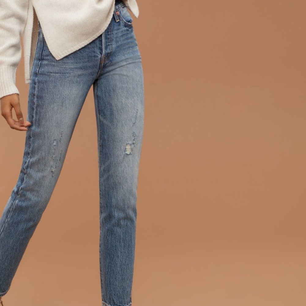 Levi's Wedgie High Rise Jeans in Foothills - Picture 3 of 8